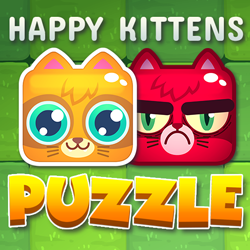 Happy Kittens Puzzle - FunGames24